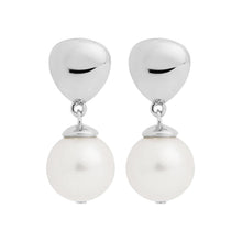 Load image into Gallery viewer, Hanging Pearl Earrings
