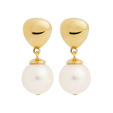 Load image into Gallery viewer, Hanging Pearl Earrings

