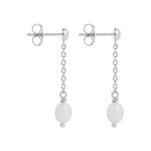 Load image into Gallery viewer, Tidal Whisper Single Pearl Earrings
