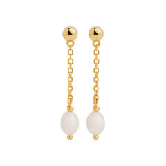 Rice Pearl Drop Earrings
