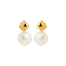 Load image into Gallery viewer, Button Pearl Stud Earrings
