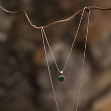 Load image into Gallery viewer, Solace 2-Tone Green Onyx Necklace
