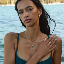 Load image into Gallery viewer, Solace 2-Tone Green Onyx Necklace
