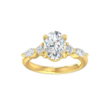 Load image into Gallery viewer, 9ct Yellow Gold Diamond ring
