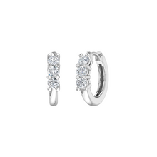 Load image into Gallery viewer, 9ct White Gold Lab Grown Diamond Earrings
