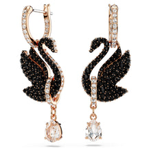 Load image into Gallery viewer, Swarovski Swan Drop Earrings
