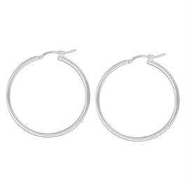 STERLING SILVER HOOPS