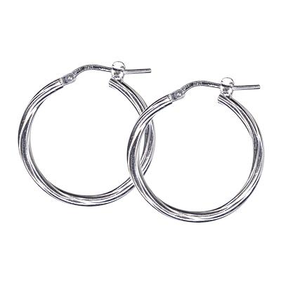 STERLING SILVER HOOPS