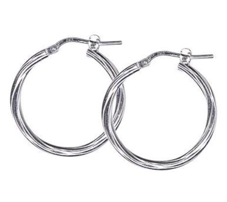 STERLING SILVER HOOPS