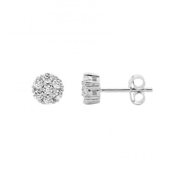 Ellani CZ Stud Earrings