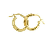 Load image into Gallery viewer, 9CT Yellow Gold Silver Filled Hoop Earrings
