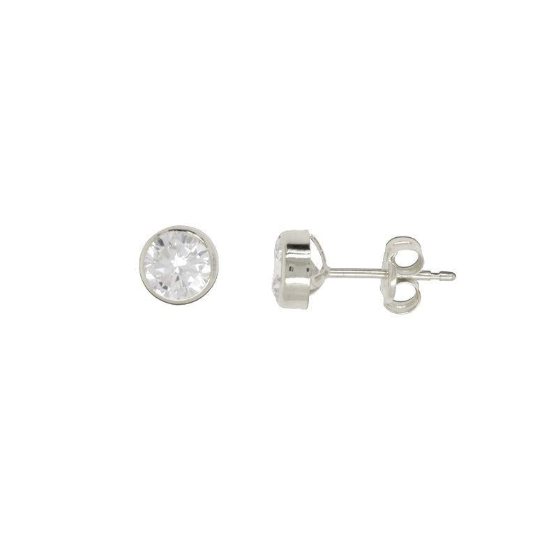 9CT WHITE GOLD STUDS