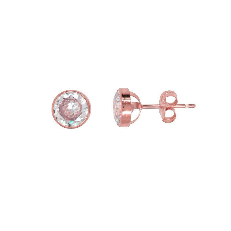 9CT ROSE GOLD STUDS