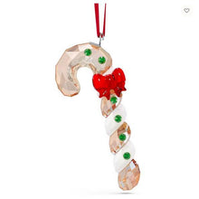 Load image into Gallery viewer, Holiday Cheers- Gingerbread Candy Cane Ornament
