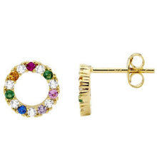 Load image into Gallery viewer, Ellani Coloured CZ Earrings
