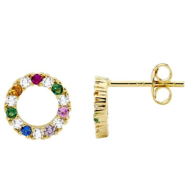 Ellani Coloured CZ Earrings