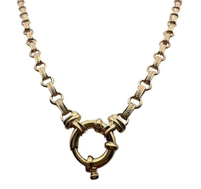 9CT YELLOW GOLD NECKLACE