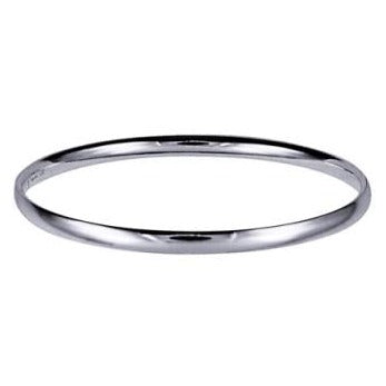 STERLING SILVER BANGLE 60mm
