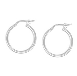 STERLING SILVER HOOPS